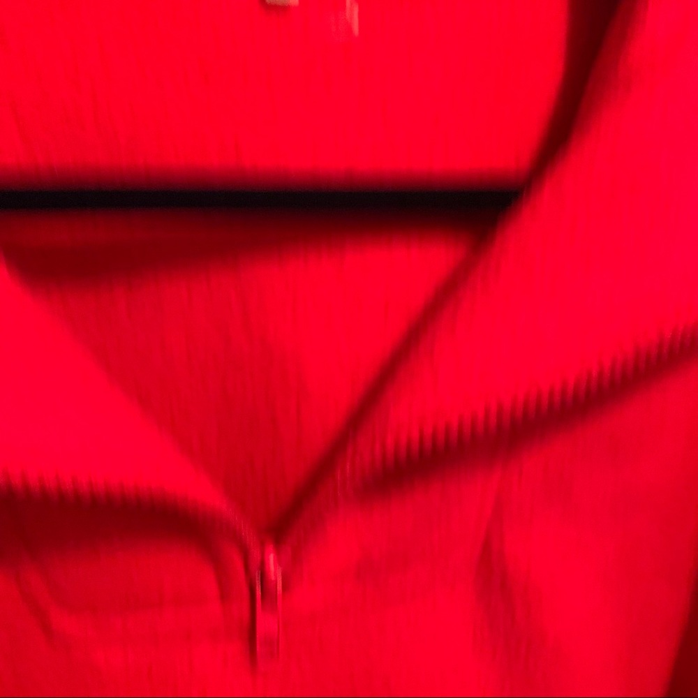 Fleece Red Zip-Up - Picture 4 of 6